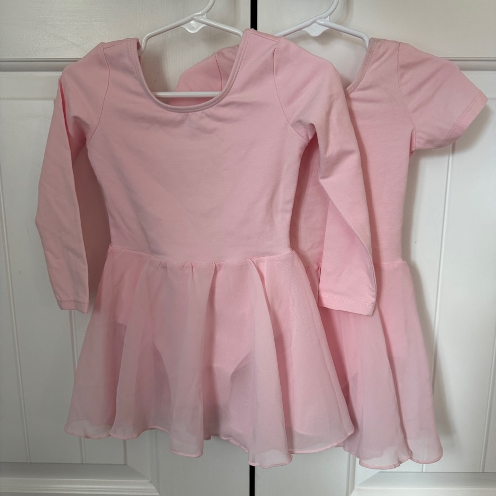 Pack of two toddler girl dance leotard 2-3T